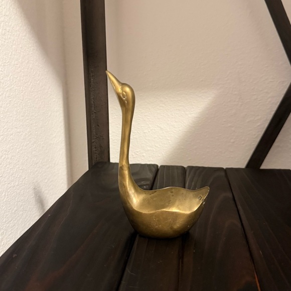 Brass Swans Figurine Set - Picture 5 of 14